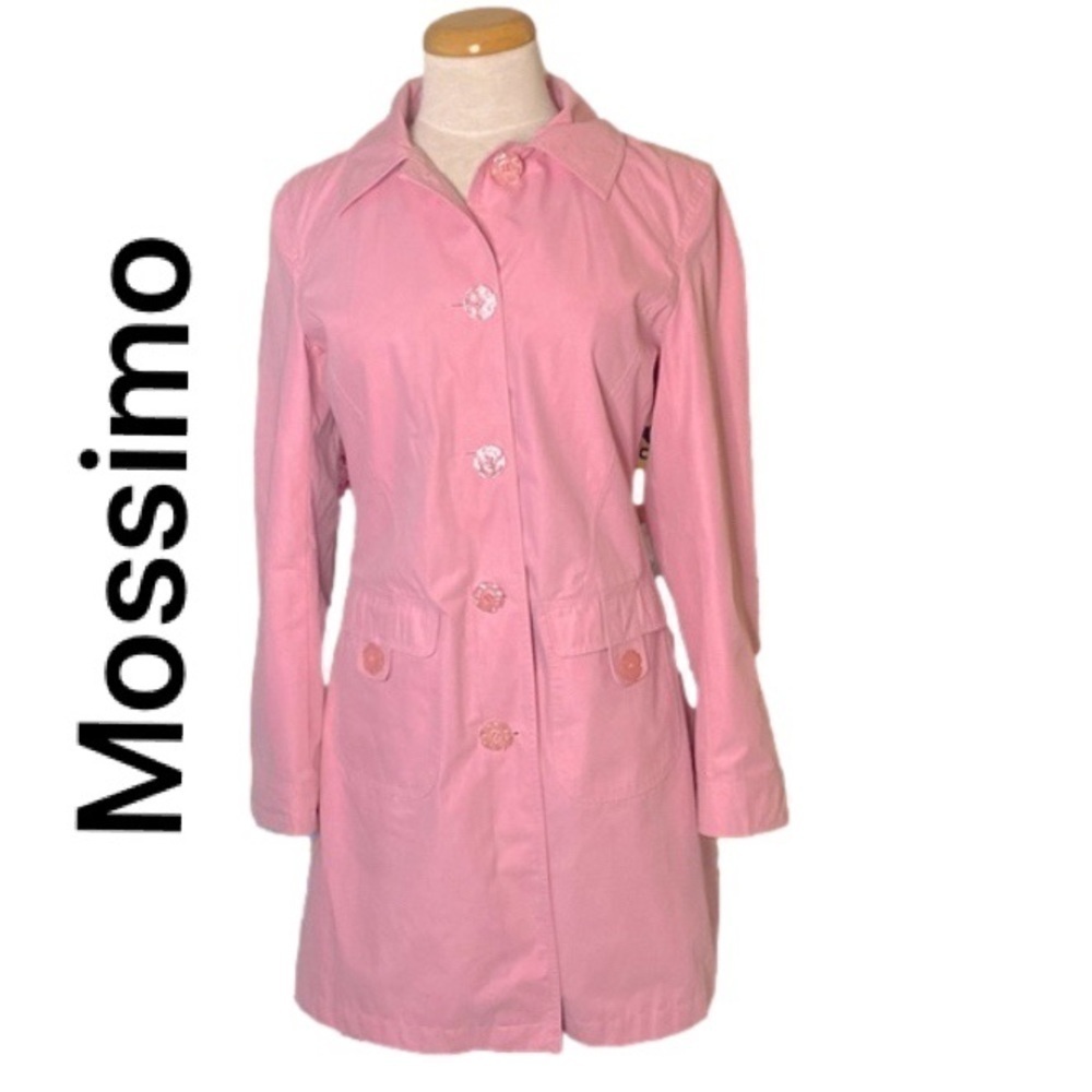🌷 Mossimo Supply Co 🌷 Long Pink Waterproof Trench Jacket